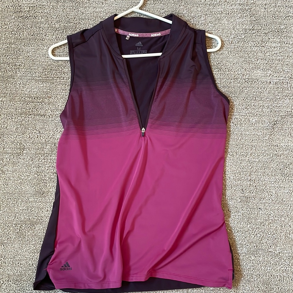Adidas Mock-Collar Golf Shirt
